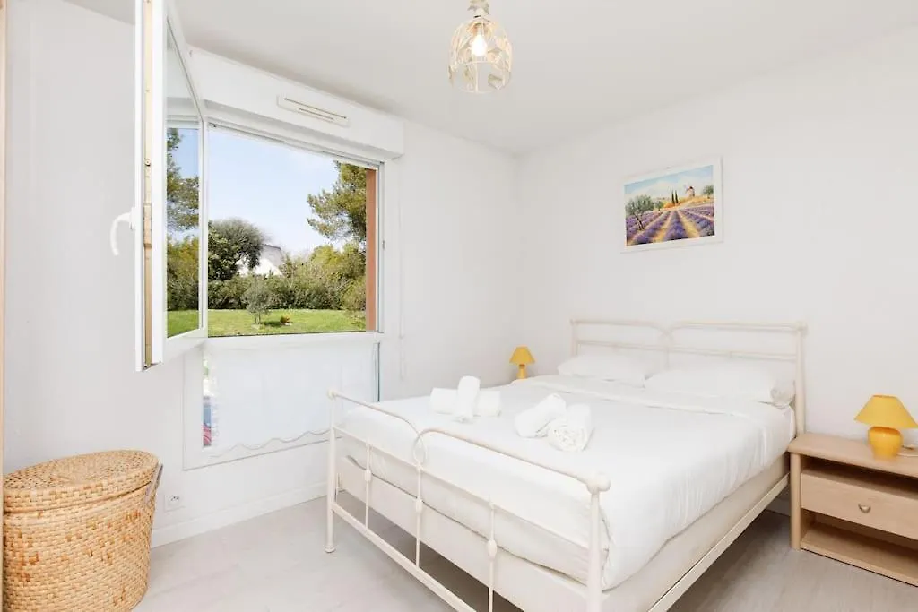 Daire Domaine Des Palmiers - Piscine- Parking - Tennis - Clim Cannes
